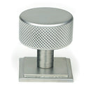 From The Anvil - Brompton Cabinet Knob - 32mm (Square) - Satin Chrome - 47082 - Choice Handles