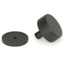 From The Anvil - Brompton Cabinet Knob - 38mm (Plain) - Matt Black - 47084 - Choice Handles