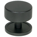From The Anvil - Brompton Cabinet Knob - 38mm (Plain) - Matt Black - 47084 - Choice Handles