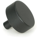 From The Anvil - Brompton Cabinet Knob - 38mm (No rose) - Matt Black - 47085 - Choice Handles