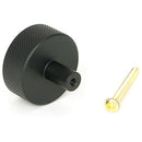 From The Anvil - Brompton Cabinet Knob - 38mm (No rose) - Matt Black - 47085 - Choice Handles