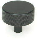 From The Anvil - Brompton Cabinet Knob - 38mm (No rose) - Matt Black - 47085 - Choice Handles