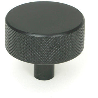 From The Anvil - Brompton Cabinet Knob - 38mm (No rose) - Matt Black - 47085 - Choice Handles