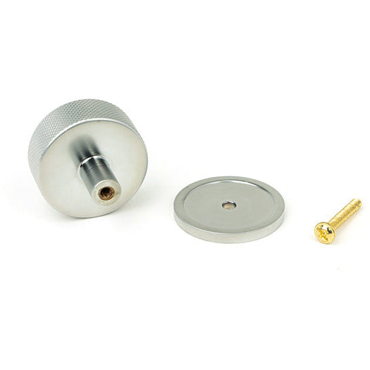 From The Anvil - Brompton Cabinet Knob - 38mm (Plain) - Satin Chrome - 47086 - Choice Handles