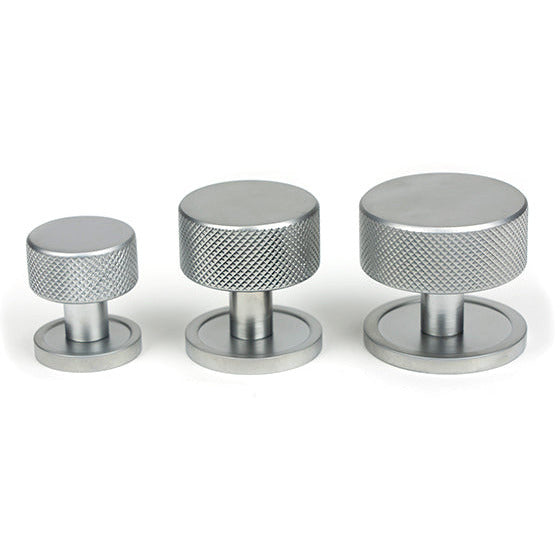 From The Anvil - Brompton Cabinet Knob - 38mm (Plain) - Satin Chrome - 47086 - Choice Handles