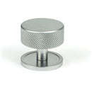 From The Anvil - Brompton Cabinet Knob - 38mm (Plain) - Satin Chrome - 47086 - Choice Handles