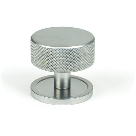 From The Anvil - Brompton Cabinet Knob - 38mm (Plain) - Satin Chrome - 47086 - Choice Handles