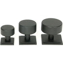 From The Anvil - Brompton Cabinet Knob - 38mm (Square) - Matt Black - 47087 - Choice Handles