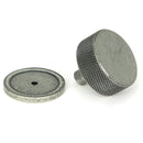 From The Anvil - Brompton Cabinet Knob - 38mm (Plain) - Pewter Patina - 47088 - Choice Handles