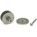 From The Anvil - Brompton Cabinet Knob - 38mm (Plain) - Pewter Patina - 47088 - Choice Handles