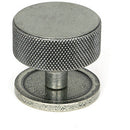 From The Anvil - Brompton Cabinet Knob - 38mm (Plain) - Pewter Patina - 47088 - Choice Handles