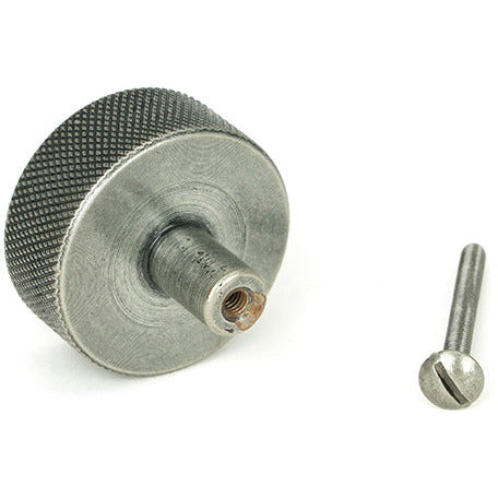 From The Anvil - Brompton Cabinet Knob - 38mm (No rose) - Pewter Patina - 47089 - Choice Handles