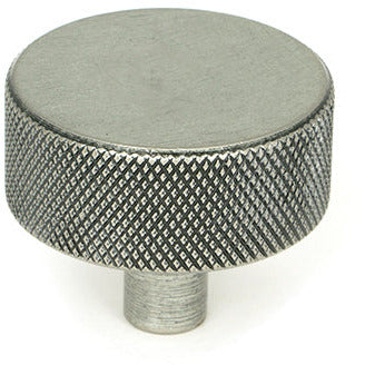 From The Anvil - Brompton Cabinet Knob - 38mm (No rose) - Pewter Patina - 47089 - Choice Handles
