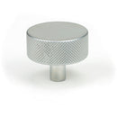 From The Anvil - Brompton Cabinet Knob - 38mm (No rose) - Satin Chrome - 47090 - Choice Handles