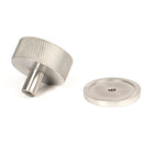 From The Anvil - Brompton Cabinet Knob - 38mm (Plain) - Satin Stainless Steel - 47096 - Choice Handles