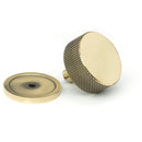 From The Anvil - Brompton Cabinet Knob - 38mm (Plain) - Aged Brass - 47137 - Choice Handles