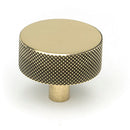 From The Anvil - Brompton Cabinet Knob - 38mm (No rose) - Aged Brass - 47138 - Choice Handles