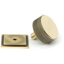 From The Anvil - Brompton Cabinet Knob - 38mm (Square) - Aged Brass - 47140 - Choice Handles
