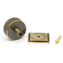 From The Anvil - Brompton Cabinet Knob - 38mm (Square) - Aged Brass - 47140 - Choice Handles