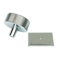 From The Anvil - Brompton Cabinet Knob - 38mm (Square) - Polished Chrome - 47144 - Choice Handles