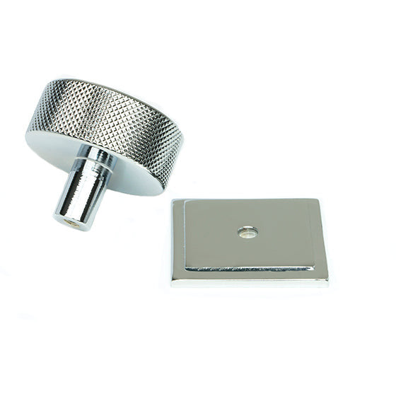 From The Anvil - Brompton Cabinet Knob - 38mm (Square) - Polished Chrome - 47144 - Choice Handles
