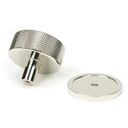 From The Anvil - Brompton Cabinet Knob - 38mm (Plain) - Polished Nickel - 47145 - Choice Handles