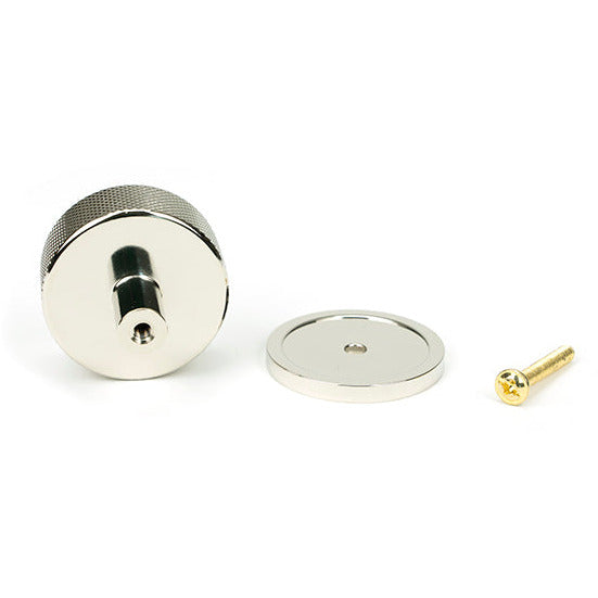 From The Anvil - Brompton Cabinet Knob - 38mm (Plain) - Polished Nickel - 47145 - Choice Handles