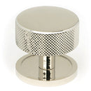 From The Anvil - Brompton Cabinet Knob - 38mm (Plain) - Polished Nickel - 47145 - Choice Handles