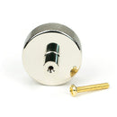 From The Anvil - Brompton Cabinet Knob - 38mm (No rose) - Polished Nickel - 47146 - Choice Handles