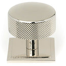 From The Anvil - Brompton Cabinet Knob - 38mm (Square) - Polished Nickel - 47148 - Choice Handles