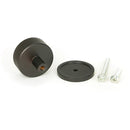 From The Anvil - Brompton Cabinet Knob - 38mm (Plain) - Aged Bronze - 47149 - Choice Handles