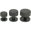 From The Anvil - Brompton Cabinet Knob - 38mm (Plain) - Aged Bronze - 47149 - Choice Handles
