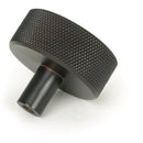 From The Anvil - Brompton Cabinet Knob - 38mm (No rose) - Aged Bronze - 47150 - Choice Handles
