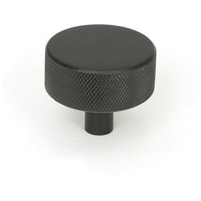 From The Anvil - Brompton Cabinet Knob - 38mm (No rose) - Aged Bronze - 47150 - Choice Handles