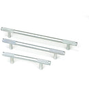 From The Anvil - Half Brompton Pull Handle - Medium - Satin Chrome - 47151 - Choice Handles