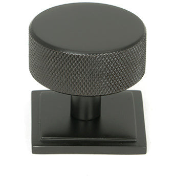 From The Anvil - Brompton Cabinet Knob - 38mm (Square) - Aged Bronze - 47152 - Choice Handles