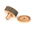 From The Anvil - Brompton Cabinet Knob - 38mm (Plain) - Polished Bronze - 47153 - Choice Handles