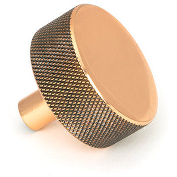 From The Anvil - Brompton Cabinet Knob - 38mm (No rose) - Polished Bronze - 47154 - Choice Handles