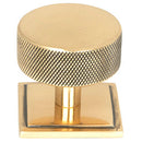 From The Anvil - Brompton Cabinet Knob - 38mm (Square) - Polished Bronze - 47156 - Choice Handles