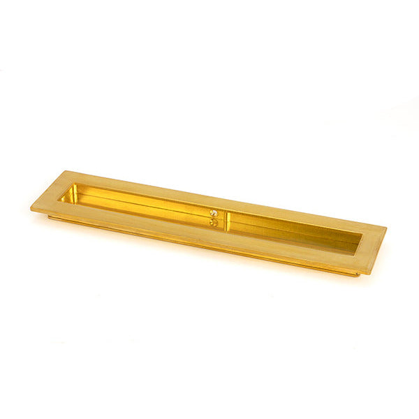 From The Anvil - 250mm Plain Rectangular Pull - Polished Brass - 47160 - Choice Handles