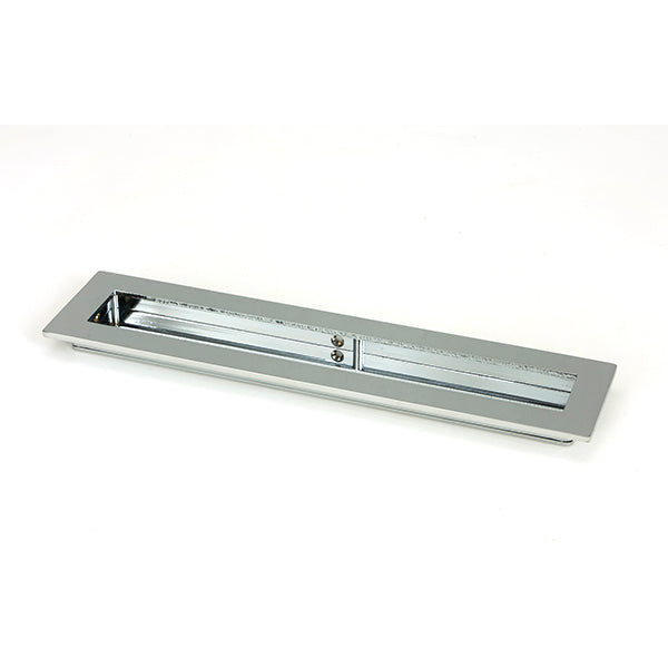 From The Anvil - 250mm Plain Rectangular Pull - Polished Chrome - 47178 - Choice Handles