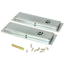 From The Anvil - 175mm Plain Rectangular Pull - Privacy Set - Polished Chrome - 47181 - Choice Handles