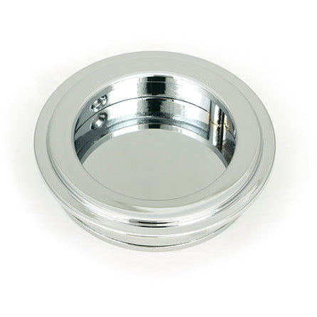 From The Anvil - 60mm Art Deco Round Pull - Polished Chrome - 47183 - Choice Handles