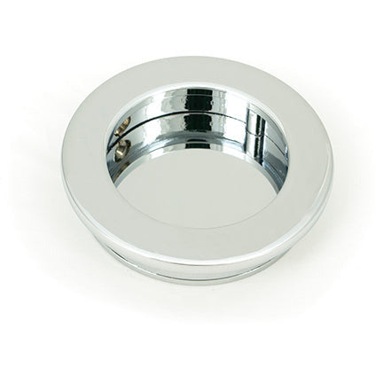 From The Anvil - 60mm Plain Round Pull - Polished Chrome - 47185 - Choice Handles