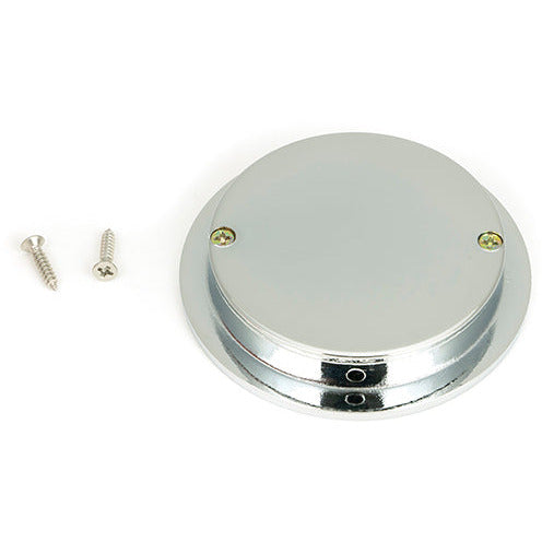 From The Anvil - 75mm Plain Round Pull - Polished Chrome - 47186 - Choice Handles