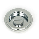 From The Anvil - 60mm Art Deco Round Pull - Privacy Set - Polished Chrome - 47187 - Choice Handles