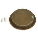 From The Anvil - 75mm Art Deco Round Pull - Aged Brass - 48317 - Choice Handles