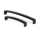 From The Anvil - 9" Ribbed Pull Handle - Black - 48355 - Choice Handles