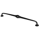 From The Anvil - 13 1/2" Hammered D Handle - Black - 48359 - Choice Handles