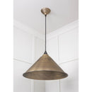 From The Anvil - Hockley Pendant - Aged Brass - 49499 - Choice Handles